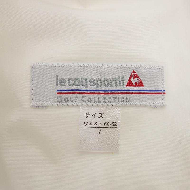 ルコック/le coq sportif GOLF PANTS ゴルフ イカリ 刺繍 ロング パンツ 50F24 サイズ レディース7 ホワイト ランクB  (中古)｜blowz｜03