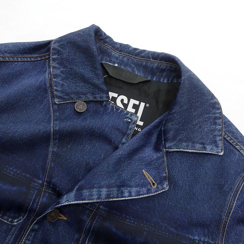 ディーゼル/DIESEL 22SS G-KOEN デニム 転写プリント ステンカラー 