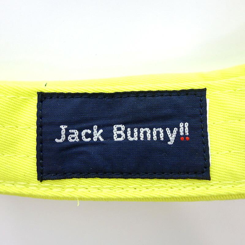 ジャックバニー/JACK BUNNY GOLF ゴルフ サンバイザー キャップ 50F24 サイズ 表記無し イエロー系 ランクA  (中古)｜blowz｜03