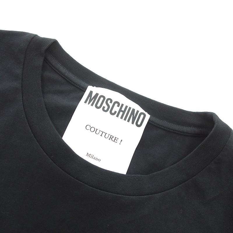 モスキーノ/MOSCHINO COUTURE! ギャラクシーロゴプリントTシャツ 90E24 サイズ メンズ48 ブラック ランクB  (中古)｜blowz｜05