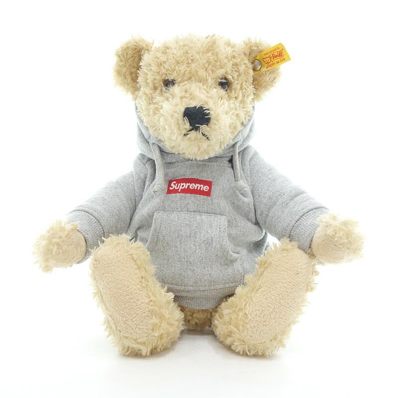 シュプリーム/SUPREME 18AW Steiff Bear シュタイフ テディ ベア ぬいぐるみ 91D24 サイズ 表記無し ブラウン×グレー ランクA  (中古)｜blowz｜07