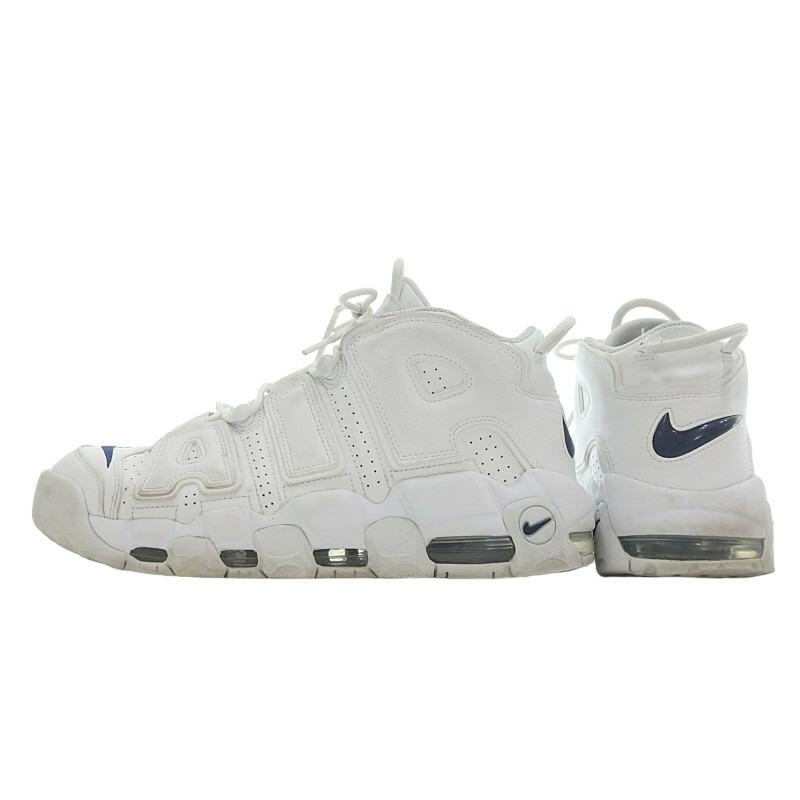 ナイキ/NIKE Air More Uptempo White モアテン スニーカー 10E24 サイズ メンズ28.0cm ホワイト ランクB  (中古)｜blowz｜02