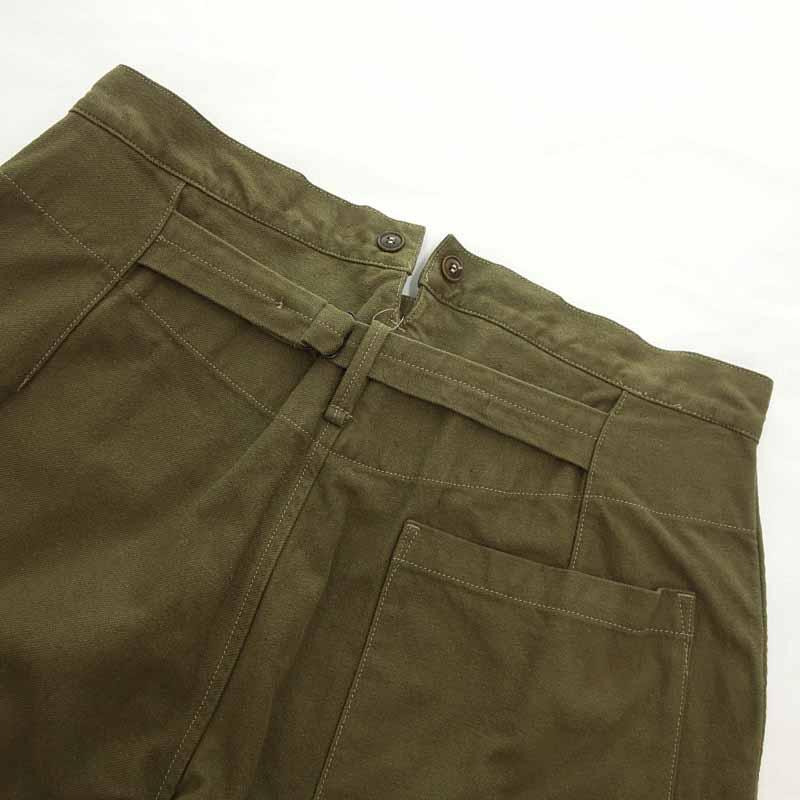 コモリ/COMOLI 21SS コットンシルク オーバーパンツ 62E24