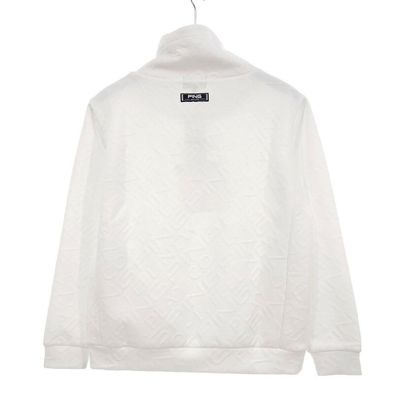 ピン/PING ゴルフ 22AW ロゴ ジャガード ストレッチ ハイネック ピン/PING ゴルフ 22AW ロゴ ジャガード ストレッチ ハイネック