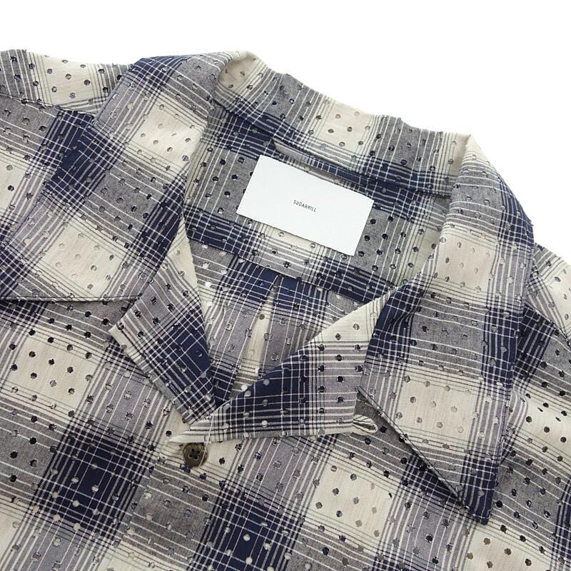 シュガーヒル/SUGARHILL 24SS PNCHING YAK OMBRE PLAID オンブレ 