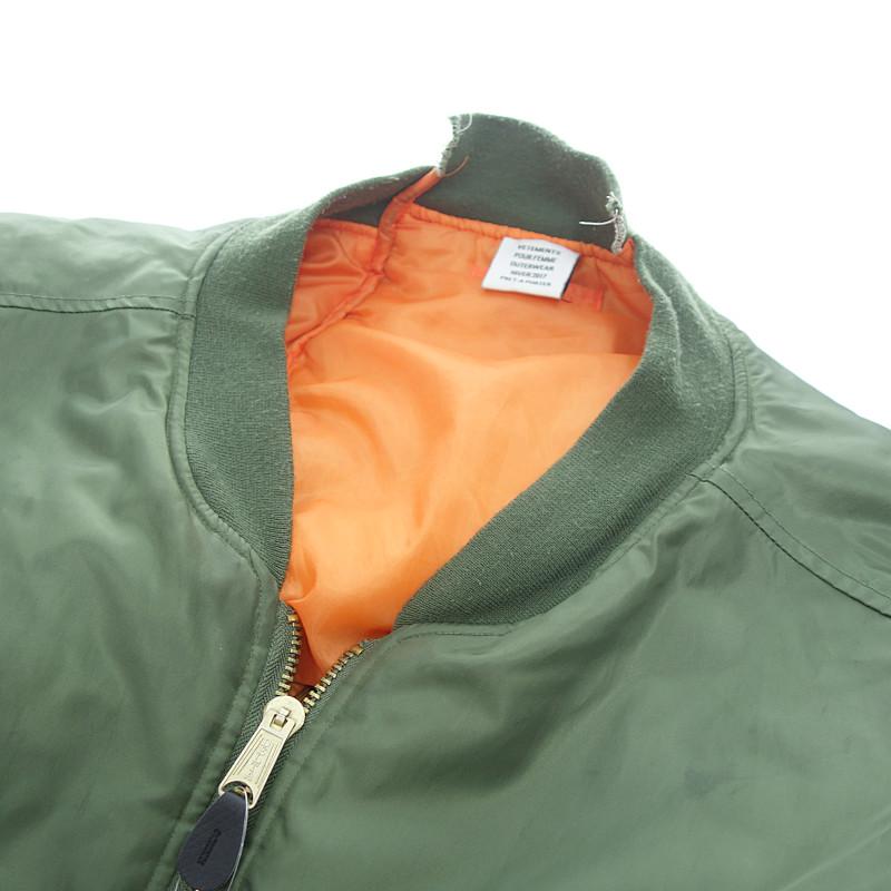 ヴェトモン/VETEMENTS 16AW Bomber Jacket 再構築 ボンバー MA 1 ヴェトモン/VETEMENTS 16AW Bomber Jacket 再構築 ボンバー MA 1