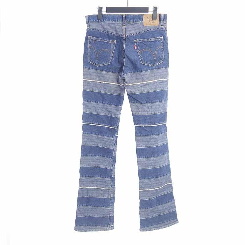 ヒステリックグラマー/HYSTERIC GLAMOUR KINKY ツギハギ フレア デニム