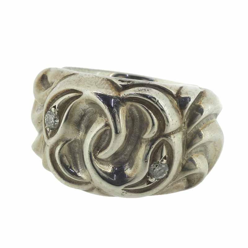 レナードカムホート(ロンワンズ)/LEONARD KAMHOUT COSMIC UNION 2 ダイヤ コズミック ユニオン リング 61J20  サイズ ユニセックス19号 シルバー ランクB 105 ( :3021738441146:BLOWZ Yショッピングストア - 通販 -