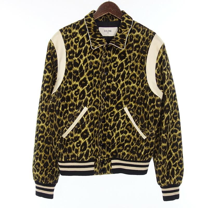 セリーヌ/CELINE 20SS レオパード コーデュロイ テディ ブルゾン 