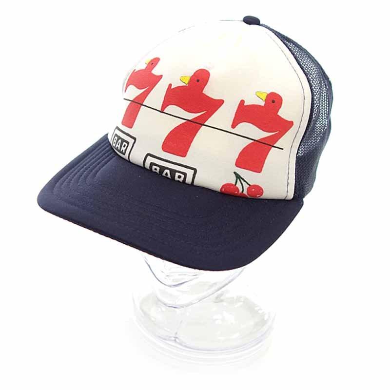 キャピタル/KAPITAL 777 ロゴ メッシュ トラッカー キャップ キャピタル/KAPITAL 777 ロゴ メッシュ トラッカー キャップ