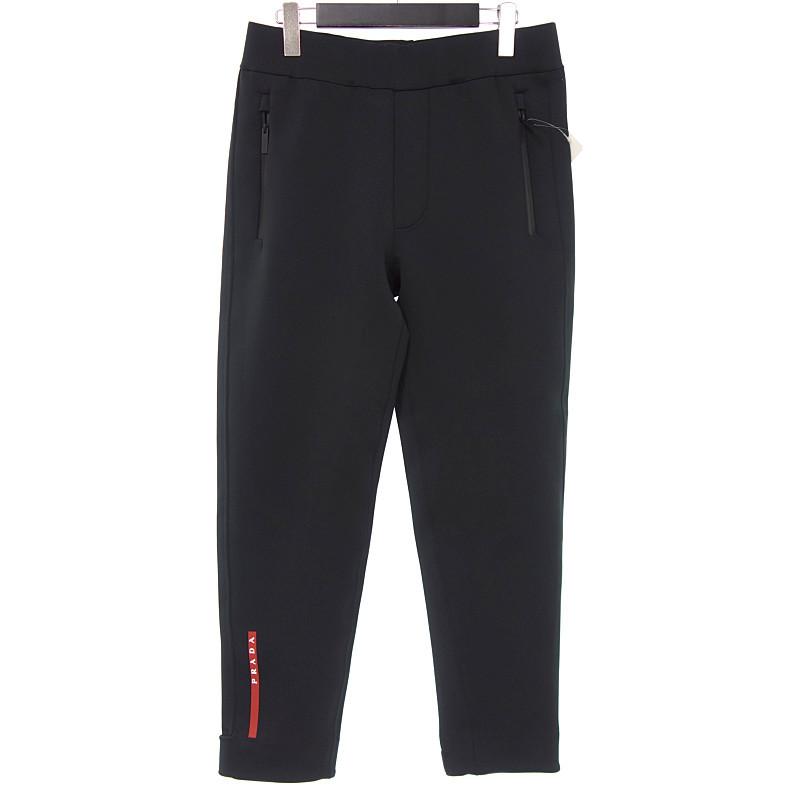 PRADA 20AW ダブルテクニカルジャージー ジョガー パンツ L 黒 | bjland.ws