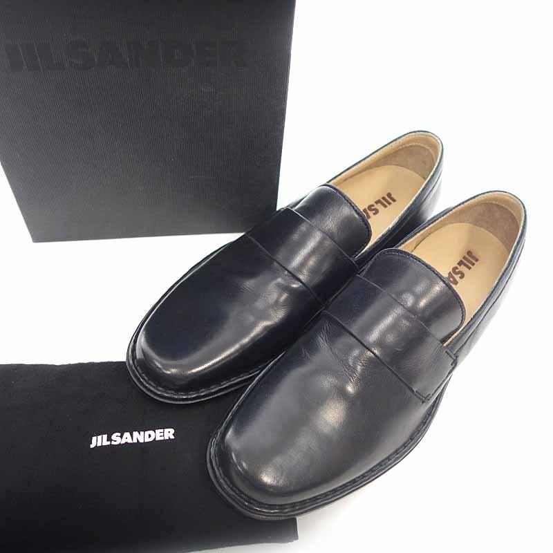 ジルサンダー/JIL SANDER レザー スリッポン ローファー シューズ