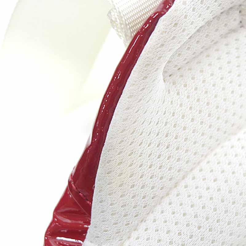 メゾンマルジェラ Maison Margiela 19ss 11 パテント エナメル レザー ヒップ ウエスト ショルダーバッグ h サイズ ユニセックス表記なし レッド ホワイト Blowz Yショッピングストア 通販 Yahoo ショッピング