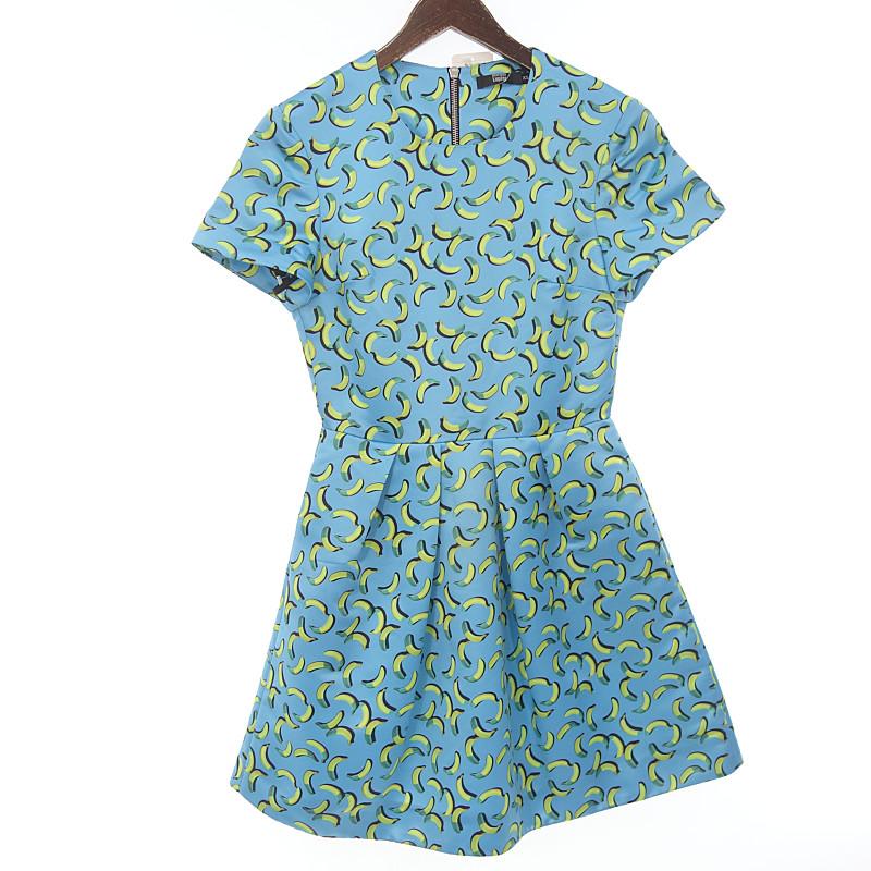 マーカスルーファー Markus Lupfer バナナ 総柄 ワンピース 41i サイズ レディースxs ライトブルー ランクb 106 中古 Blowz Yショッピングストア 通販 Yahoo ショッピング
