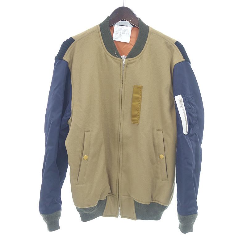 ディガウェル Digawel ウール 切替 Ma 1 ジャケット ブルゾン 31k サイズ メンズ1 ベージュ ネイビー オリーブ ランクa 101 中古 Blowz Yショッピングストア 通販 Yahoo ショッピング