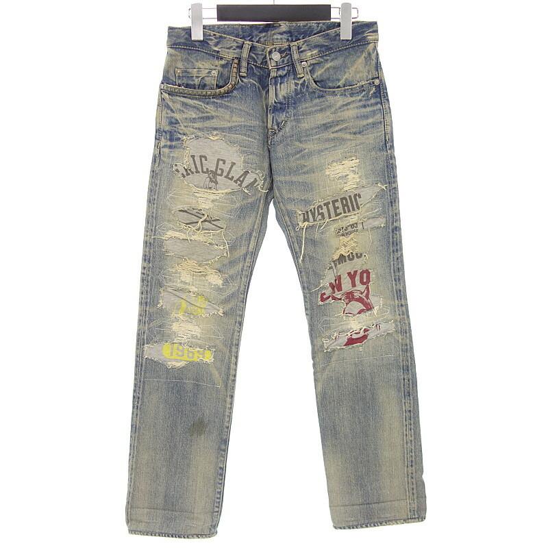 ヒステリックグラマー Hysteric Glamour 10aw Cpr加工 ポケット スタッズ セルビッチ デニムパンツ 13a21 サイズ メンズ28 インディゴ ランクb 101 中古 Blowz Yショッピングストア 通販 Yahoo ショッピング