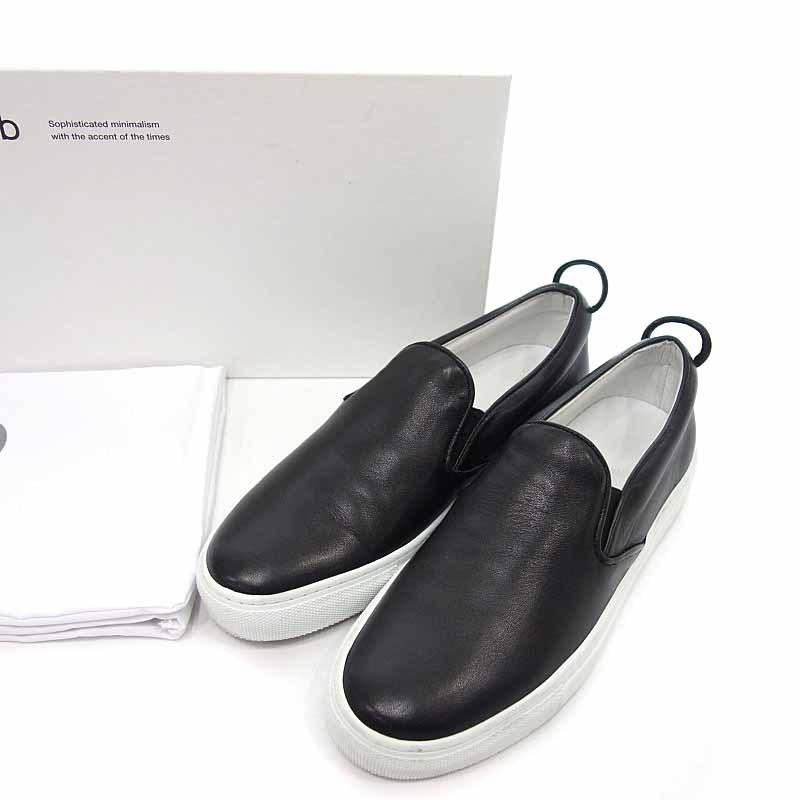 エーエムビー Amb レザー スリッポン スニーカー 51b21 サイズ メンズ39 ブラック ランクa 101 中古 Blowz Yショッピングストア 通販 Yahoo ショッピング