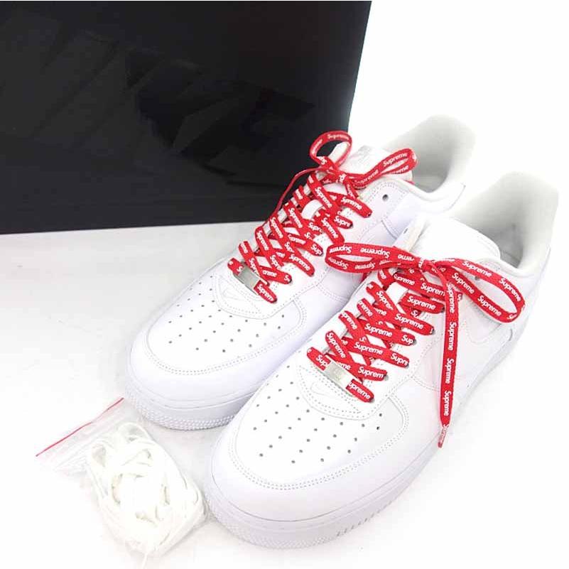 シュプリーム Supreme Nike Cu9225 100 Air Force 1 Low スニーカー 41g21 サイズ メンズus11 29cm ホワイト ランクs 103 中古 Blowz Yショッピングストア 通販 Yahoo ショッピング