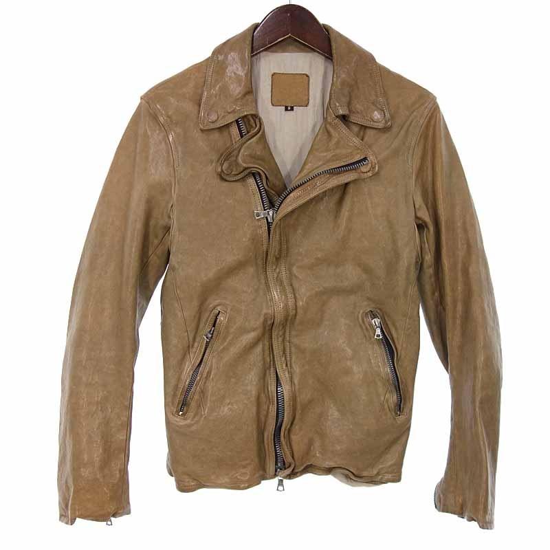 バックラッシュ Backlash 1367 01 ジャパンホース レザー ダブル ライダース ジャケット 01l21 サイズ メンズm ベージュ系 ランクb 中古 Blowz Yショッピングストア 通販 Yahoo ショッピング