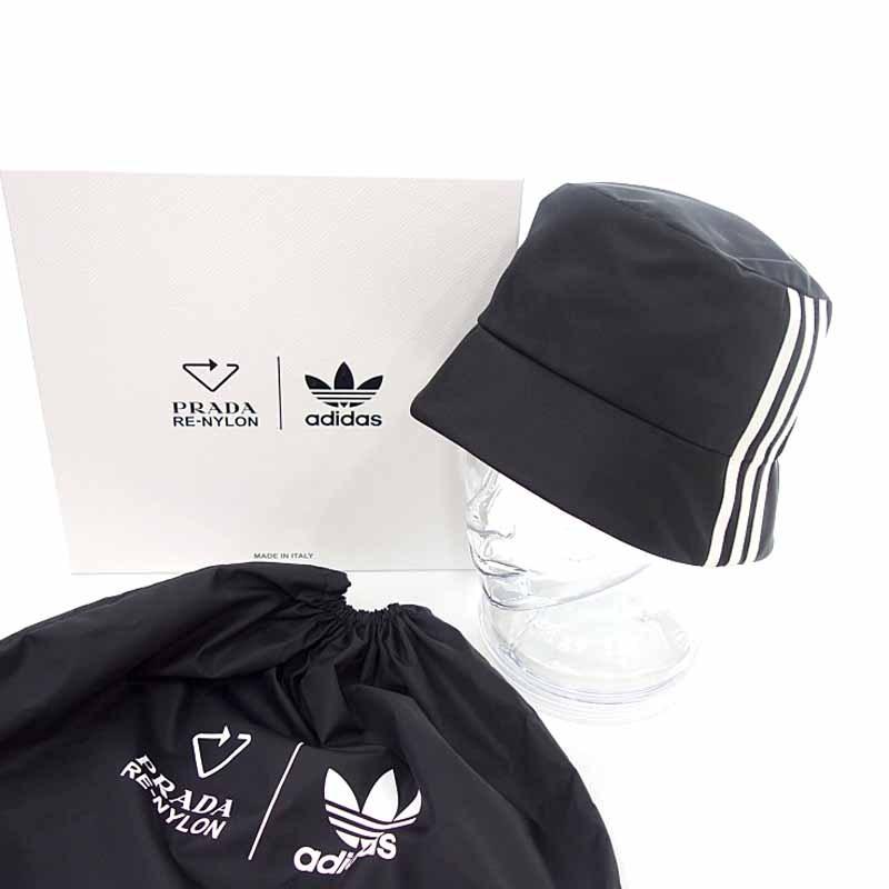adidas PRADA RE-NYLON ハット XLサイズ ブラックプラダ | www.jarussi