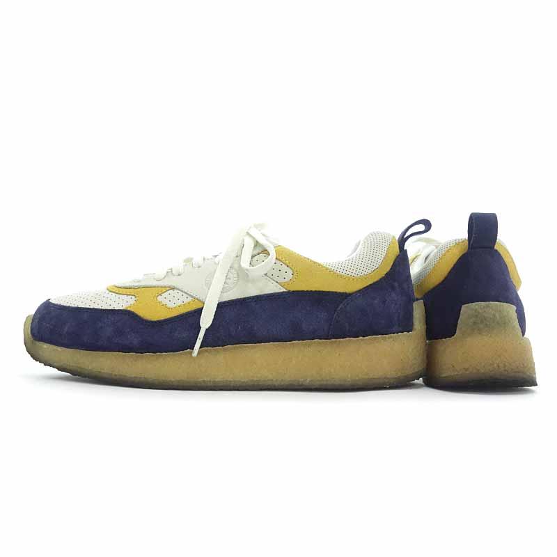 クラークス/CLARKS × Ronnie Fieg 8th ST ROSSENDALE シューズ 81I23 サイズ メンズ27cm ネイビー×ベージュ ランクB  (中古)｜blowz｜02