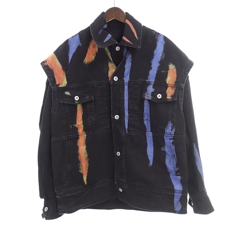 フェン チェン ワン/Feng Chen Wang 22AW TIE-DYED DENIM JACKET フェン チェン ワン/Feng Chen Wang 22AW TIE-DYED DENIM JACKET