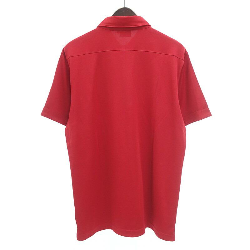 カッパ/KAPPA GOLF ゴルフ  ITALIA ワッペン プリント ポロシャツ Tシャツ 11B24 サイズ メンズO レッド ランクA  (中古)｜blowz｜02