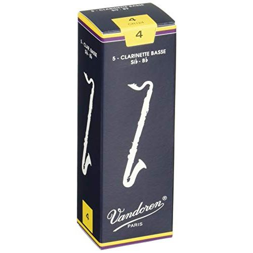 バンドーレン バスクラリネットリード トラディショナル 硬さ:4 (5枚