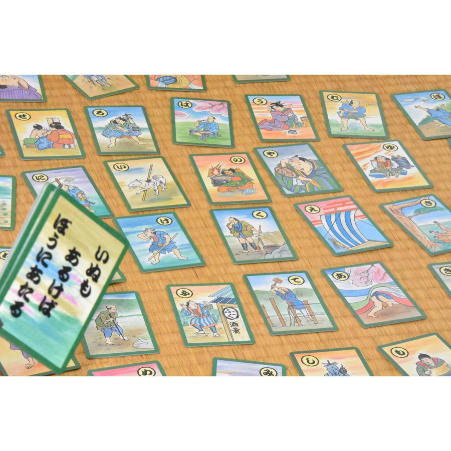 いろはかるた 犬棒かるた 江戸かるた ことわざ(47種入り