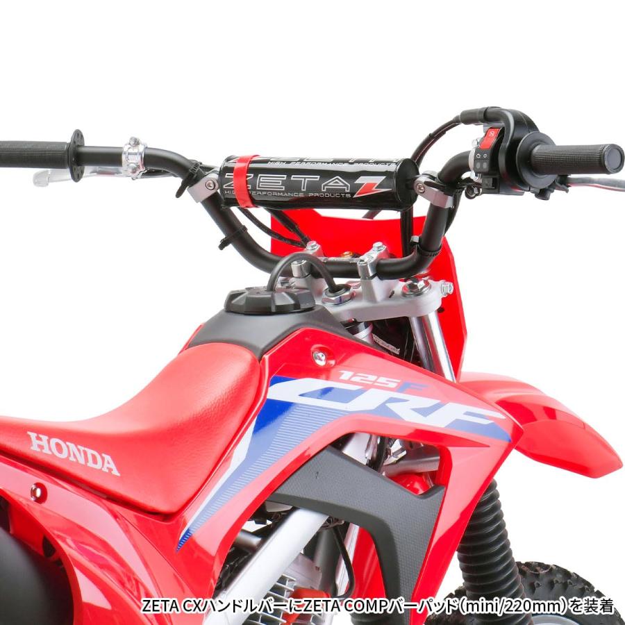 ジータレーシング(ZETA RACING) COMPバーパッド ミニ(220mm) ブラック 簡単取付け 怪我リスク軽減 ダートフリーク Dirtfr｜blsg-shop｜05