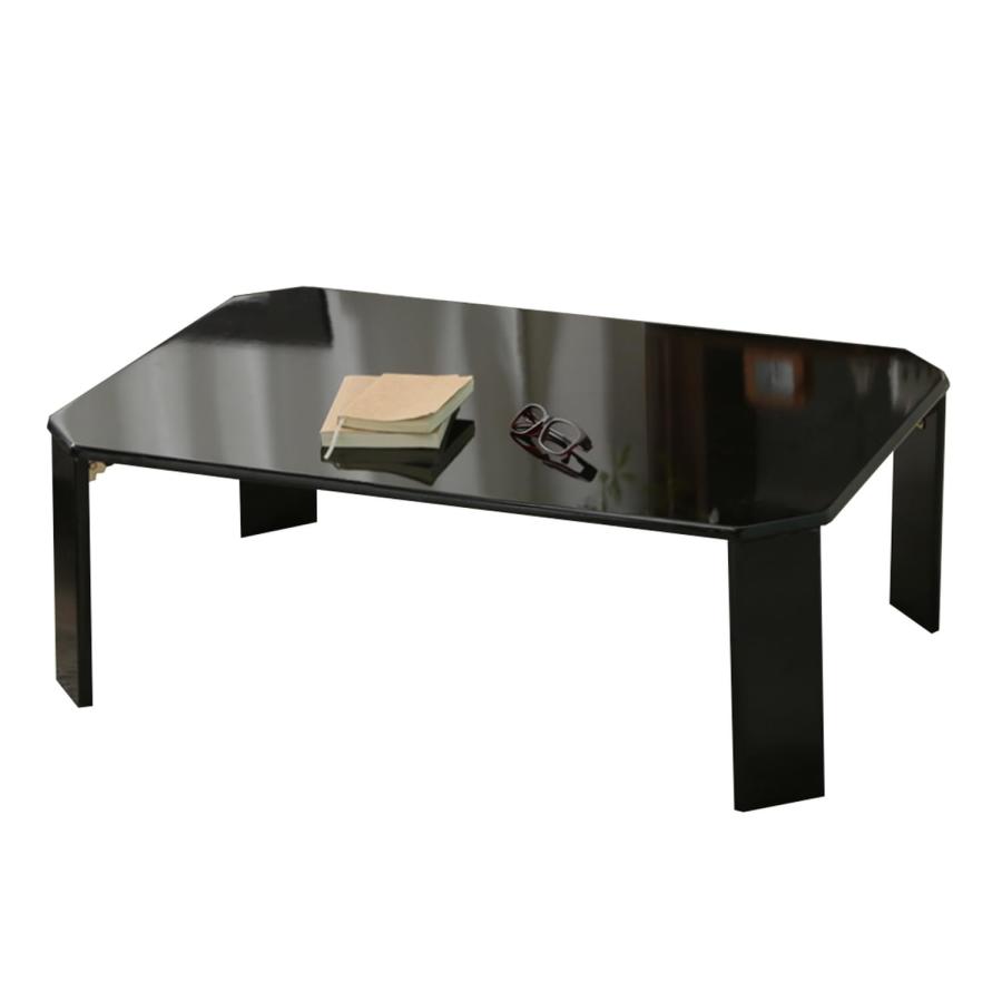 不二貿易 ローテーブル 折りたたみテーブル 幅90×奥行60×高さ32cm