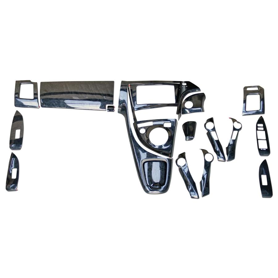 TRISTAR'S [プリウス ZVW 30系] インテリアパネル 19P 黒木目調 : BLS