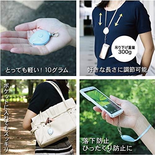 PUTIT プティ 収納式 ネックストラップ ローズ ゴールド【紐の長