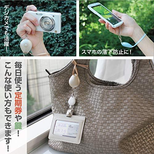 新品　Deco Putit デコプティ　収納式ストラップ　スワロフスキースマホ 楽天市場】ネックストラップ リール スワロフスキーデコ 収納式