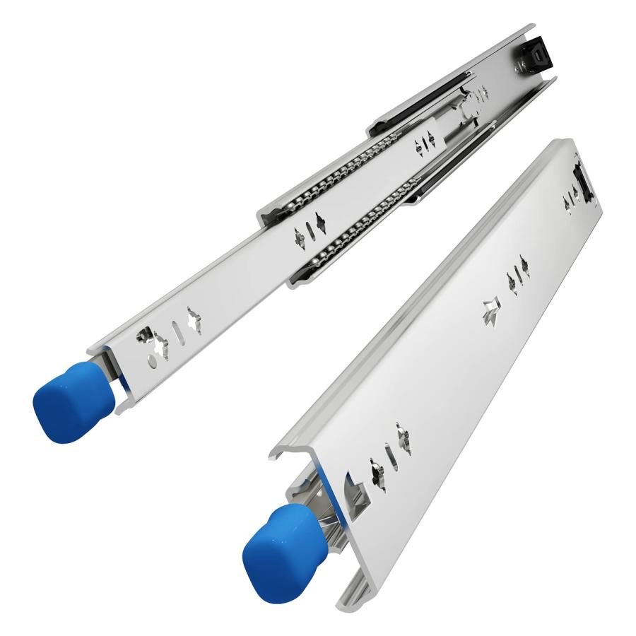 VADANIA 重量用スライドレール ロック付き 350mm #VD2053 3段引 フルエクステンション ボールベアリング 横付き 引き出し用レール | 