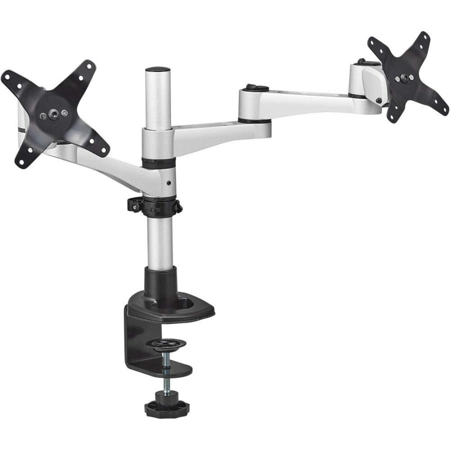 キングジム モニターアーム(2面水平タイプ) ARM210シル : BLS
