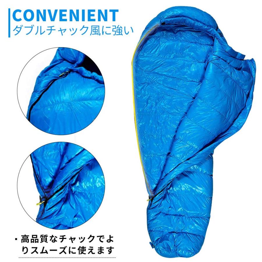 Soomloom マミー型 高級ダウン650FP寝袋 Soomloom マミー型 高級ダウン650FP寝袋 登山シュラフ/キャンプ