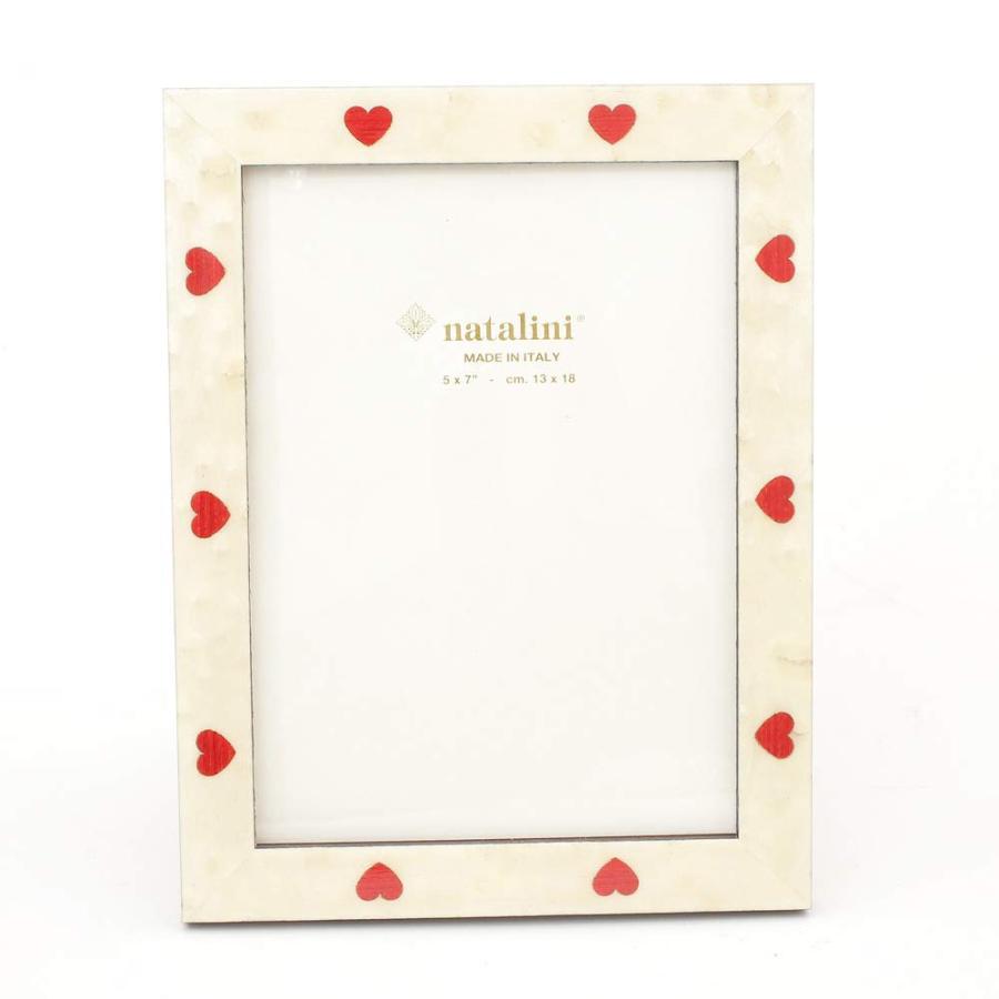 【NATALINI】 イタリア製 ナタリーニ 写真立て ハンドメイド ハート 赤 白 レッド ホワイト インテリア 木製 写真入れ｜blsg-shop｜08