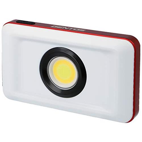 GENTOS(ジェントス) 投光器 LED ワークライト USB充電式(専用充電池) 1100ルーメン ガンツ GZ-306 防水 作業用ライト 屋外 COB GENTOS(ジェントス) 投光器 LED ワークライト USB充電式(専用充電池