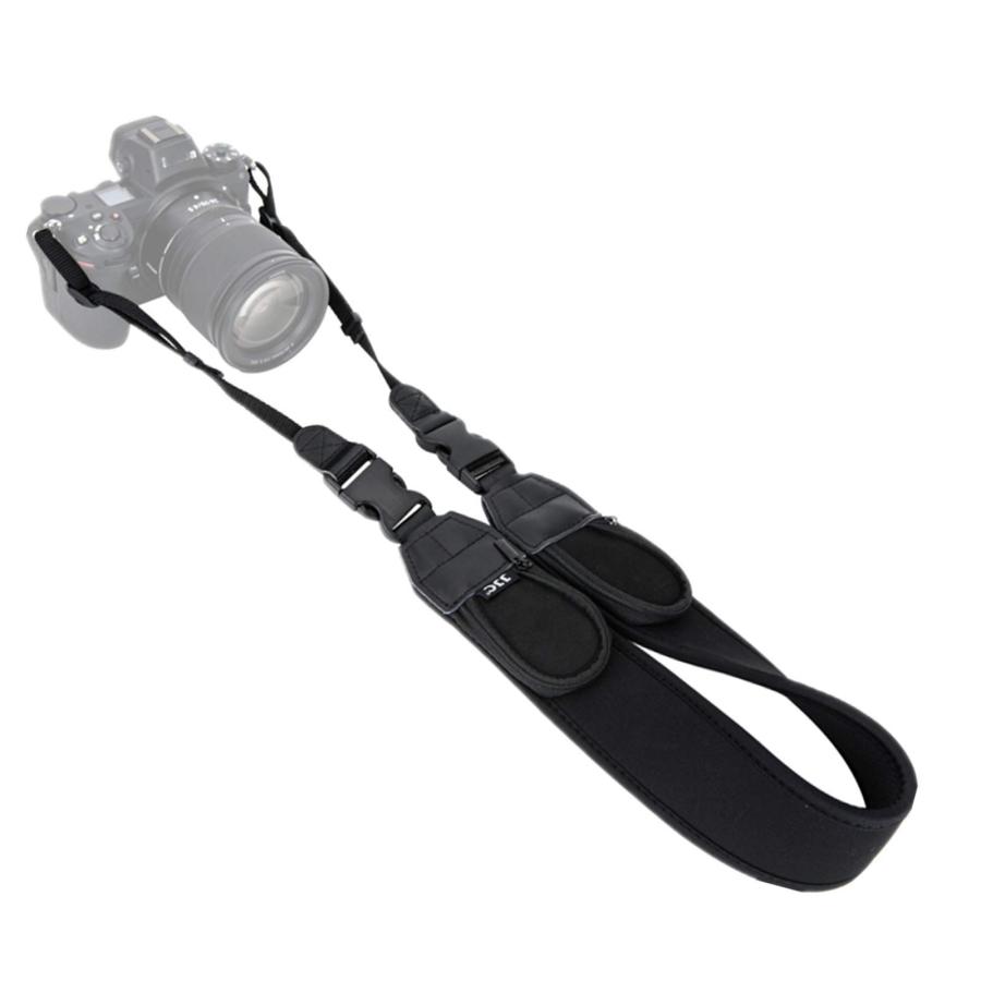 JJC ネオプレン製 カメラ ネックストラップ ショルダーストラップ