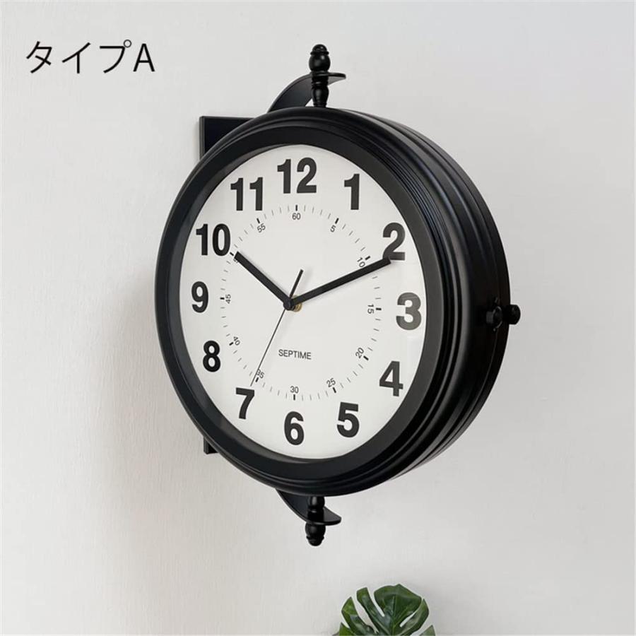 Yo M 　SISBRLR 壁掛け両面時計 Yo M SISBRLR 壁掛け両面時計 Amazon.co.jp: 両面時計 壁掛け
