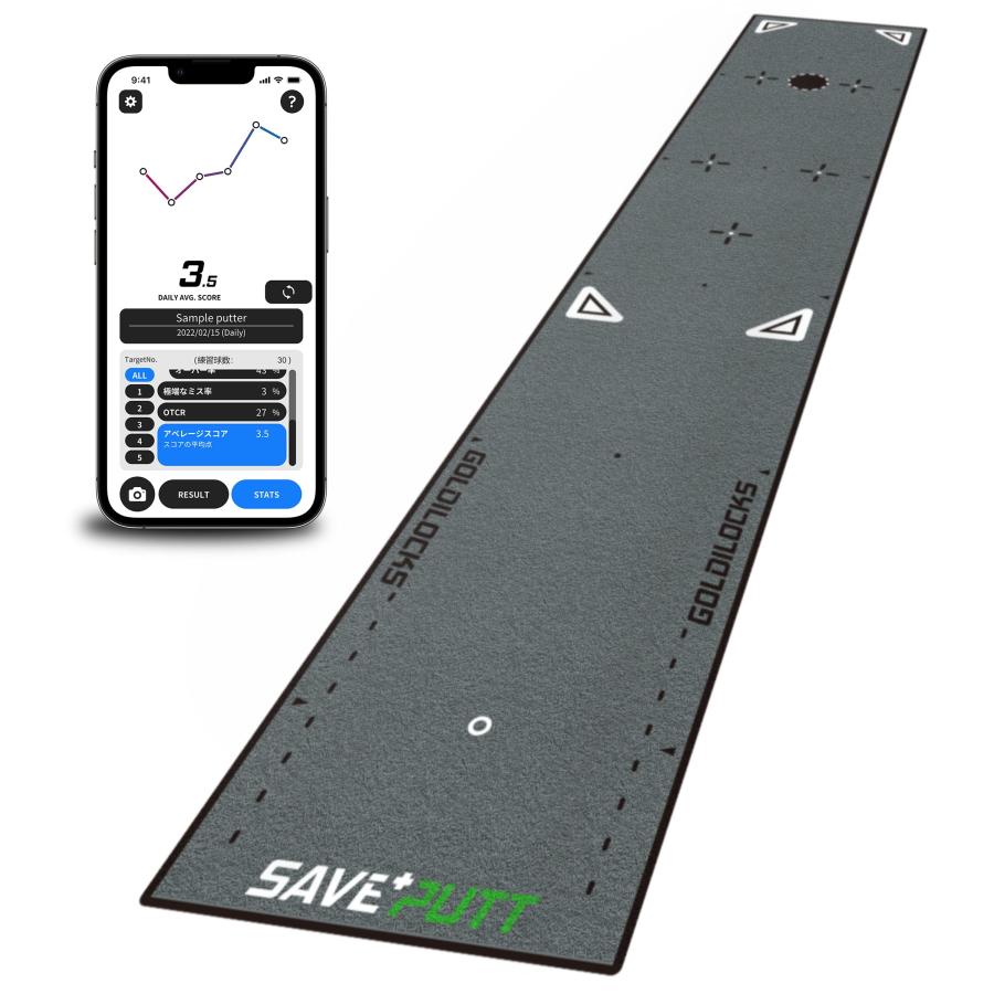 GOLDILOCKS(ゴルディロックス) SAVE PUTT Practice Mat パター 練習