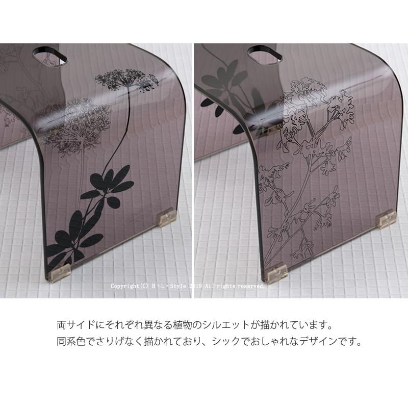 センコー バスチェア アクリル 高さ 30cm 風呂椅子 お風呂椅子 サリナ2