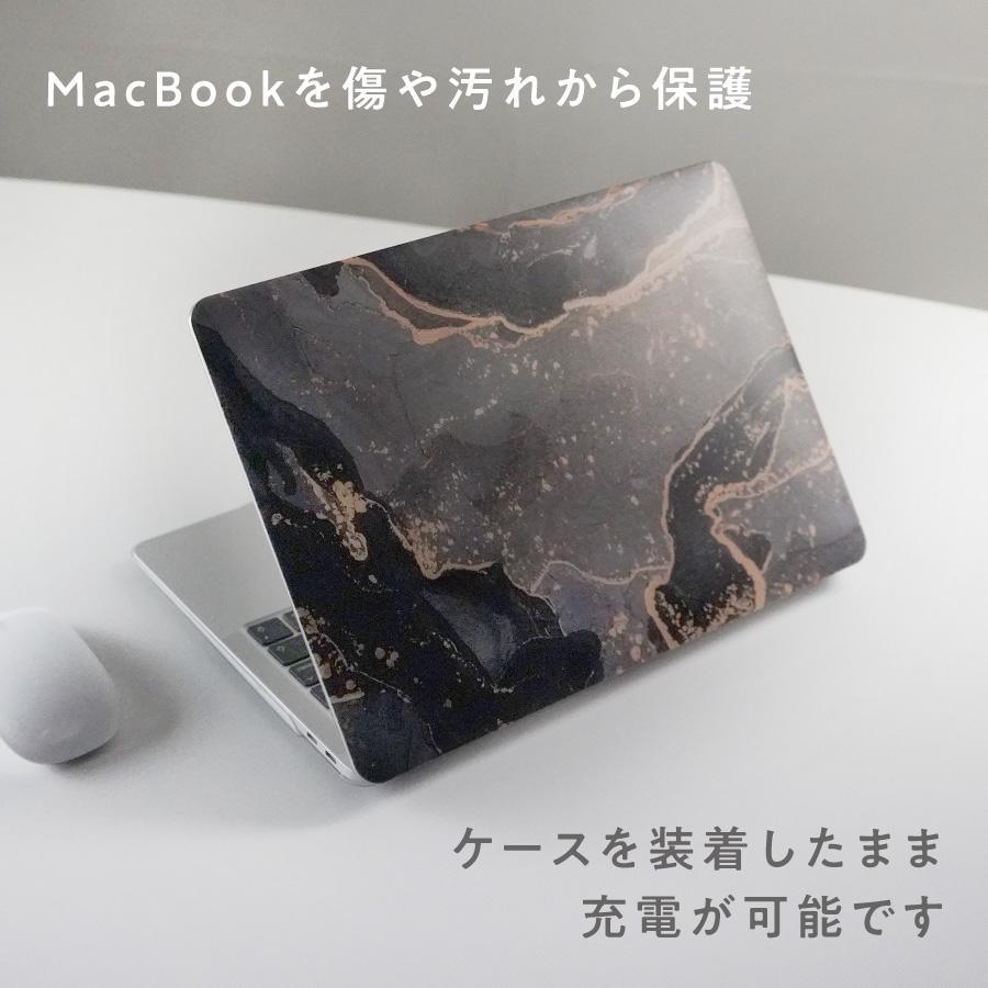 MacBook Air 13 ケース カバー 大理石 13インチ シンプル 軽量 薄い 耐久 透明 マット おしゃれ 持ち運び 頑丈 丈夫 保護 パソコン PC マックブック エアー｜blt03｜09