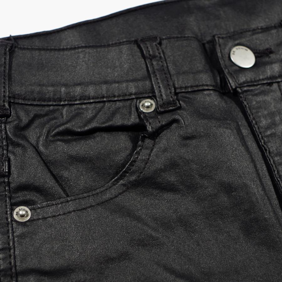 ドクターデニム レディースパンツ フェイクレザー スキニー ブラックスキニー DR DENIM LEXY Super Skinny Black Metal｜blue-addict｜04