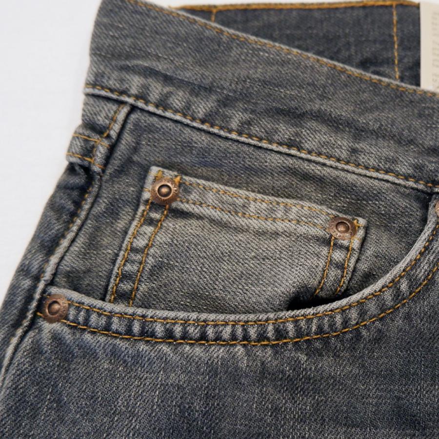ヌーディージーンズ デニムパンツ メンズ ジーンズ メンズパンツ ストレート ジーンズ Nudie Jeans Rad Rufus Grey Crosshatch ラッドルーファス_5