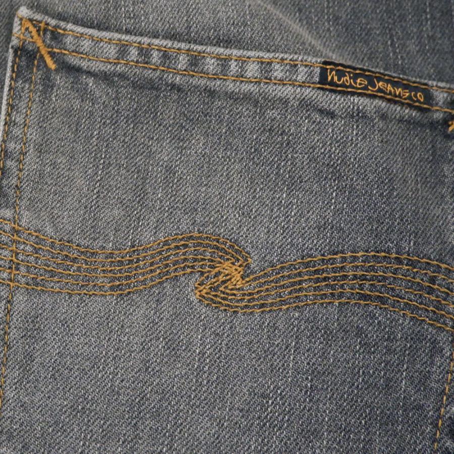 ヌーディージーンズ デニムパンツ メンズ ジーンズ メンズパンツ ストレート ジーンズ Nudie Jeans Rad Rufus Grey Crosshatch ラッドルーファス_7