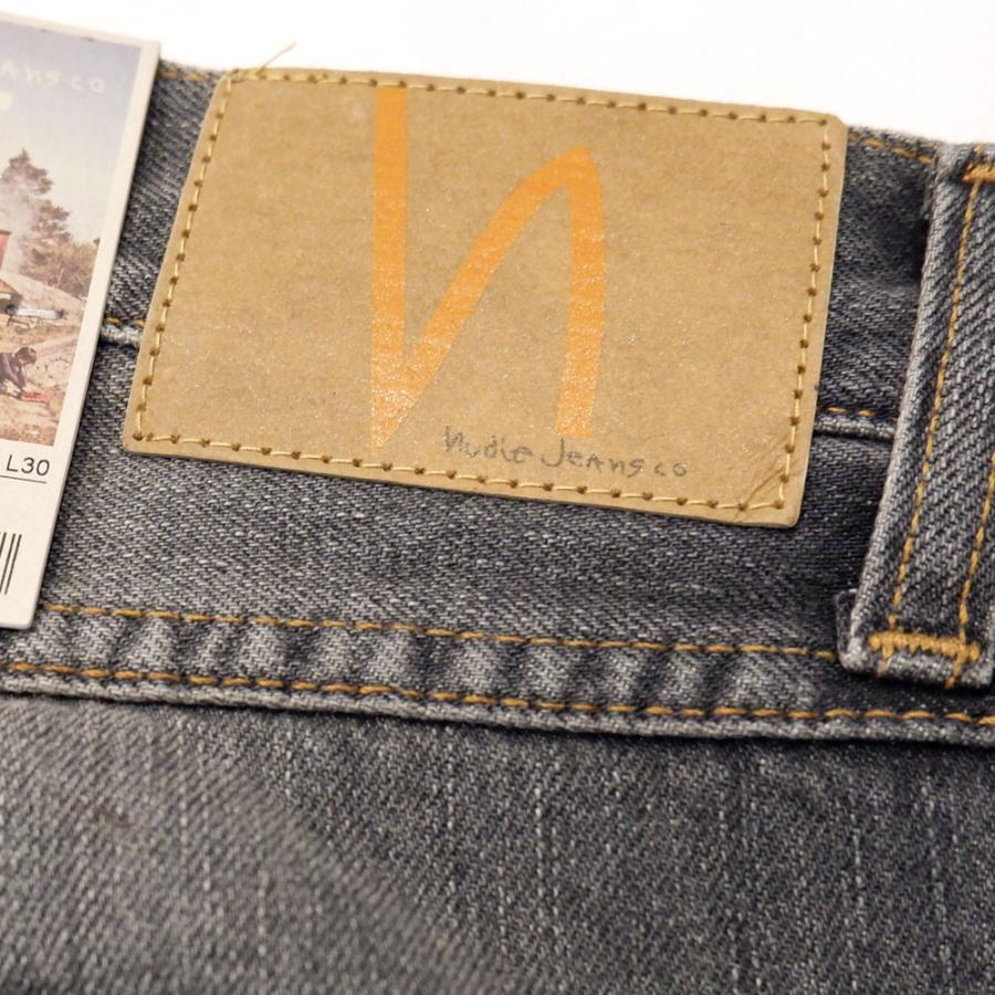 ヌーディージーンズ デニムパンツ メンズ ジーンズ メンズパンツ ストレート ジーンズ Nudie Jeans Rad Rufus Grey Crosshatch ラッドルーファス_8