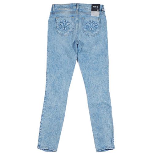 SALE セール Siwy シィーウィー HANNAH SLIM CROP Blue Diamond｜blue-addict｜03