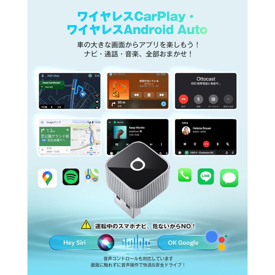 ottocast オットキャストミニ スリム OTTOCAST MINI Slim シルバー
